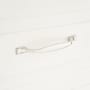 Signature Hardware Kemling 6-3/8 Inch Center to Center Handle Cabinet Pull Polished Nickel