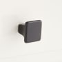 Signature Hardware Emmitt Square Cabinet Knob Matte Black