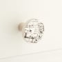 Signature Hardware Brick 1-3/8 Inch Diameter Mushroom Cabinet Knob Satin Nickel