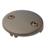 Signature Hardware Bathtub Overflow Cover Plate with Two Screws Oil Rubbed Bronze