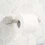 Signature Hardware Vilamonte Wall-Mounted Toilet Paper Holder Brushed Nickel