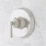 Signature Hardware Beasley Thermostatic Valve Trim - 3/4" Rough-In Valve Included Brushed Nickel