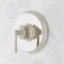Signature Hardware Beasley Thermostatic Valve Trim - 3/4" Rough-In Valve Included Polished Nickel