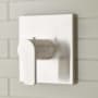Signature Hardware Hibiscus Thermostatic Valve Trim - 3/4" Rough-In Valve Included Brushed Nickel