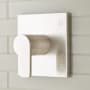 Signature Hardware Hibiscus Pressure Balance Valve Trim - Accufit Rough-In Valve Included Brushed Nickel
