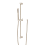 Signature Hardware 1.8 GPM Contemporary Tubular Single Function Hand Shower Package - Includes Slide Bar and Hose Brushed Nickel