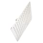 Signature Hardware 2.5 GPM 10" Wide Modern Square Rain Shower Head Brushed Nickel