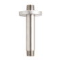 Signature Hardware 4" Round Ceiling-Mount Shower Arm Brushed Nickel