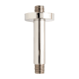 Signature Hardware 4" Round Ceiling-Mount Shower Arm Polished Nickel