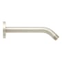 Signature Hardware 8" Contemporary Wall Mounted Shower Arm and Flange Brushed Nickel