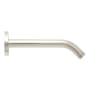 Signature Hardware 8" Contemporary Wall Mounted Shower Arm and Flange Polished Nickel