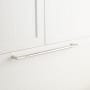 Signature Hardware 18" Lunata Solid Brass Appliance Pull Polished Nickel