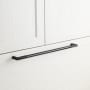 Signature Hardware 18" Lunata Solid Brass Appliance Pull Matte Black