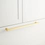 Signature Hardware 18" Colville Solid Brass Appliance Pull Satin Brass