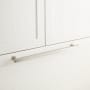 Signature Hardware 18" Colville Solid Brass Appliance Pull Brushed Nickel