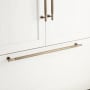 Signature Hardware 24" Evinger Knurled Brass Appliance Pull Antique Brass