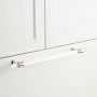 Signature Hardware 15" Beryn Acrylic Appliance Pull Polished Nickel