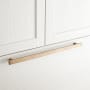 Signature Hardware 18" Covello Solid Brass Appliance Pull Antique Brass