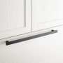 Signature Hardware 18" Covello Solid Brass Appliance Pull Matte Black