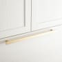 Signature Hardware 18" Covello Solid Brass Appliance Pull Satin Brass