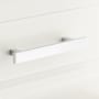 Signature Hardware 6" Covello Solid Brass Cabinet Pull Chrome