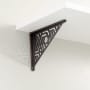 Signature Hardware Hendrox 7-3/8" Brass Shelf Bracket Oil Rubbed Bronze