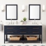 Midnight Navy / Arctic White Quartz