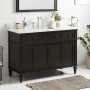 Charcoal Black / Carrara Marble