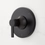 Signature Hardware Lentz Pressure Balanced Valve Trim with Lever Handle - Accufit Rough-In Valve Included Matte Black