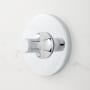 Signature Hardware Lentz Pressure Balanced Valve Trim Only with Knob Handle - Less Rough-In Valve Chrome