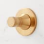 Signature Hardware Lentz 6 Function Knob Handle Diverter Trim - Rough In Valve Included Brushed Gold