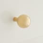 Signature Hardware Kersey 15/16 Inch Diameter Round Cabinet Knob Polished Brass