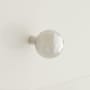 Signature Hardware Kersey 15/16 Inch Diameter Round Cabinet Knob Polished Nickel