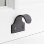 Signature Hardware Window Sash Hook - Brass Matte Black