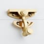 Signature Hardware Solid Brass Sash Lock Satin Brass