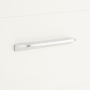 Signature Hardware Lemos 3 and 4 Inch Center to Center Finger Cabinet Pull Chrome
