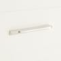 Signature Hardware Lemos 3 and 4 Inch Center to Center Finger Cabinet Pull Nickel