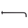 Signature Hardware Contemporary 17-5/8" Wall Mounted Shower Arm Matte Black