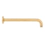 Signature Hardware Contemporary 17-5/8" Wall Mounted Shower Arm Brushed Gold