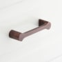 Signature Hardware Stacia 4-1/8 Inch Center to Center Handle Cabinet Pull Oil Rubbed Bronze
