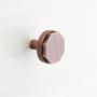 Signature Hardware Stacia 1-1/2 Inch Diameter Geometric Cabinet Knob Oil Rubbed Bronze