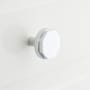 Signature Hardware Stacia 1-1/2 Inch Diameter Geometric Cabinet Knob Polished Chrome