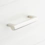 Signature Hardware Cavan 6 Inch Center to Center Handle Cabinet Pull Polished Nickel