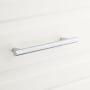 Signature Hardware Avignon 3-3/4 Inch Center to Center Bar Cabinet Pull Satin Chrome
