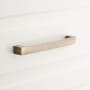 Signature Hardware Gebara 6-1/2 Inch Center to Center Bar Cabinet Pull Antique Brass