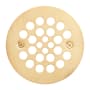 Signature Hardware 4-1/4" Round Shower Drain Strainer Brushed Gold