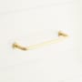 Signature Hardware Sidra 5-1/8 Inch Center to Center Handle Cabinet Pull Satin Brass
