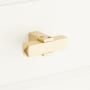 Signature Hardware Hovland 2-1/2 Inch Diameter Rectangular Cabinet Knob Satin Brass