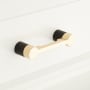 Signature Hardware Sayler 3 Inch Center to Center Handle Cabinet Pull Polished Brass