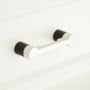 Signature Hardware Sayler 3 Inch Center to Center Handle Cabinet Pull Polished Nickel